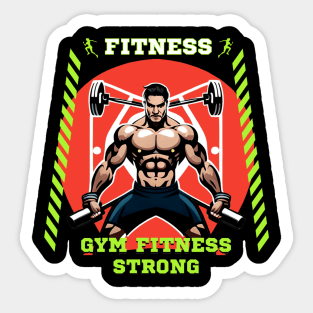 Gym Fitnes Sticker